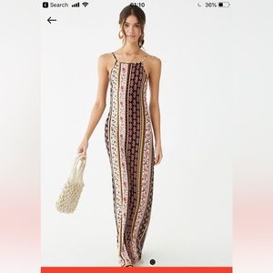 Forever21 paisley print maxi dress